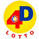 The official 4D Lotto logo of the PCSO